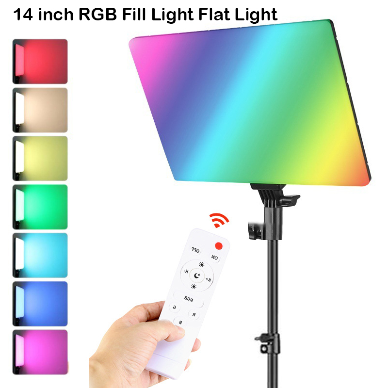 Video Light Panel Led - RGB 14-calowa lampa wideo LED ze