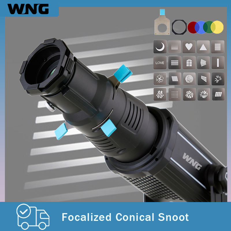 Photography Lighting Styles - Projektor Bowens Mount z Wzorami Gobo,