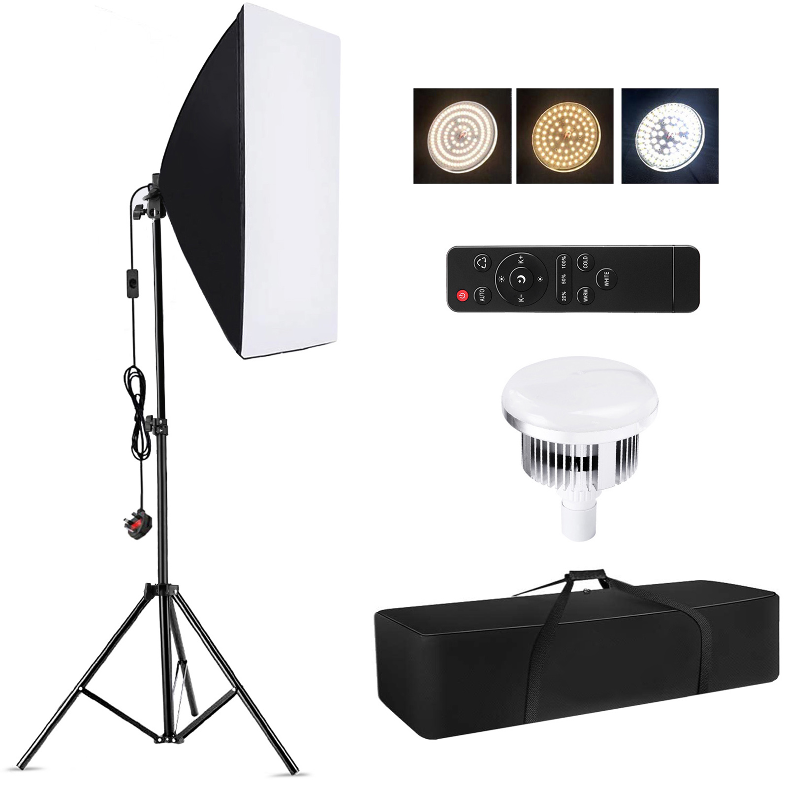 Photography Lighting Styles - Zestaw oświetleniowy do fotografii studyjnej Camnoon