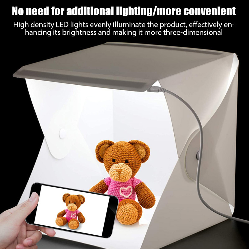 Photography Lighting Styles - Lightbox Mini Studio Fotograficzne 23*22*24cm, Skrzynka