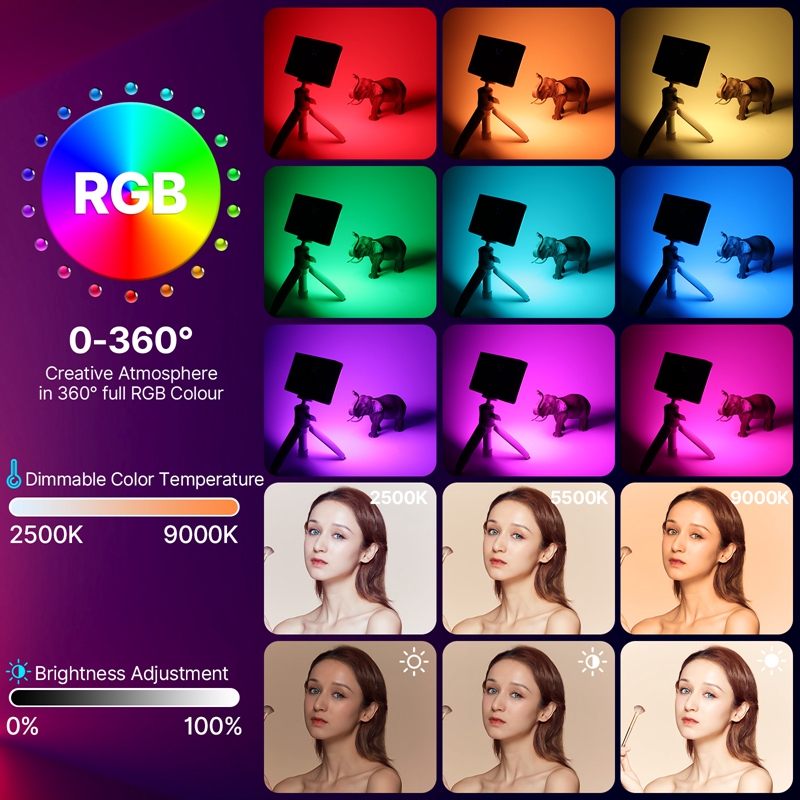 ULANZI LT002 RGB Lampa Wideo,  – Video Light Panel Led recenzja i cena