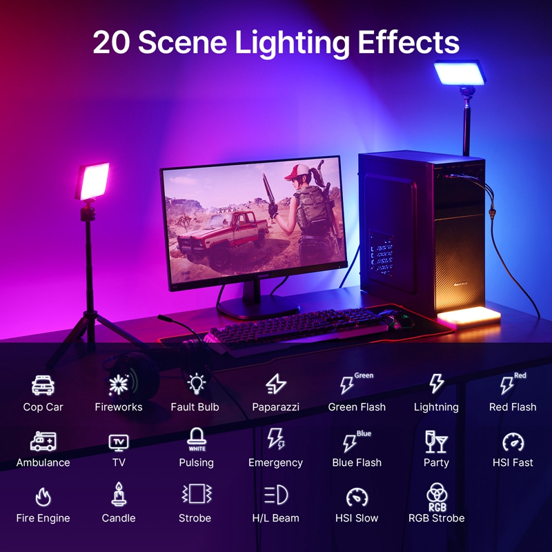 ULANZI LT002 RGB Lampa Wideo,  – Video Light Panel Led recenzja i cena