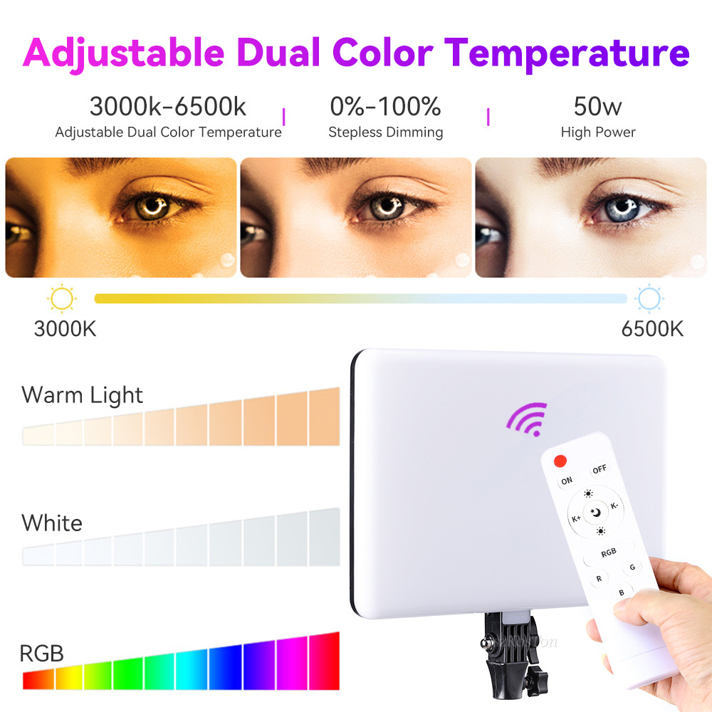 RGB 14-calowa lampa wideo LED  – Video Light Panel Led recenzja i cena