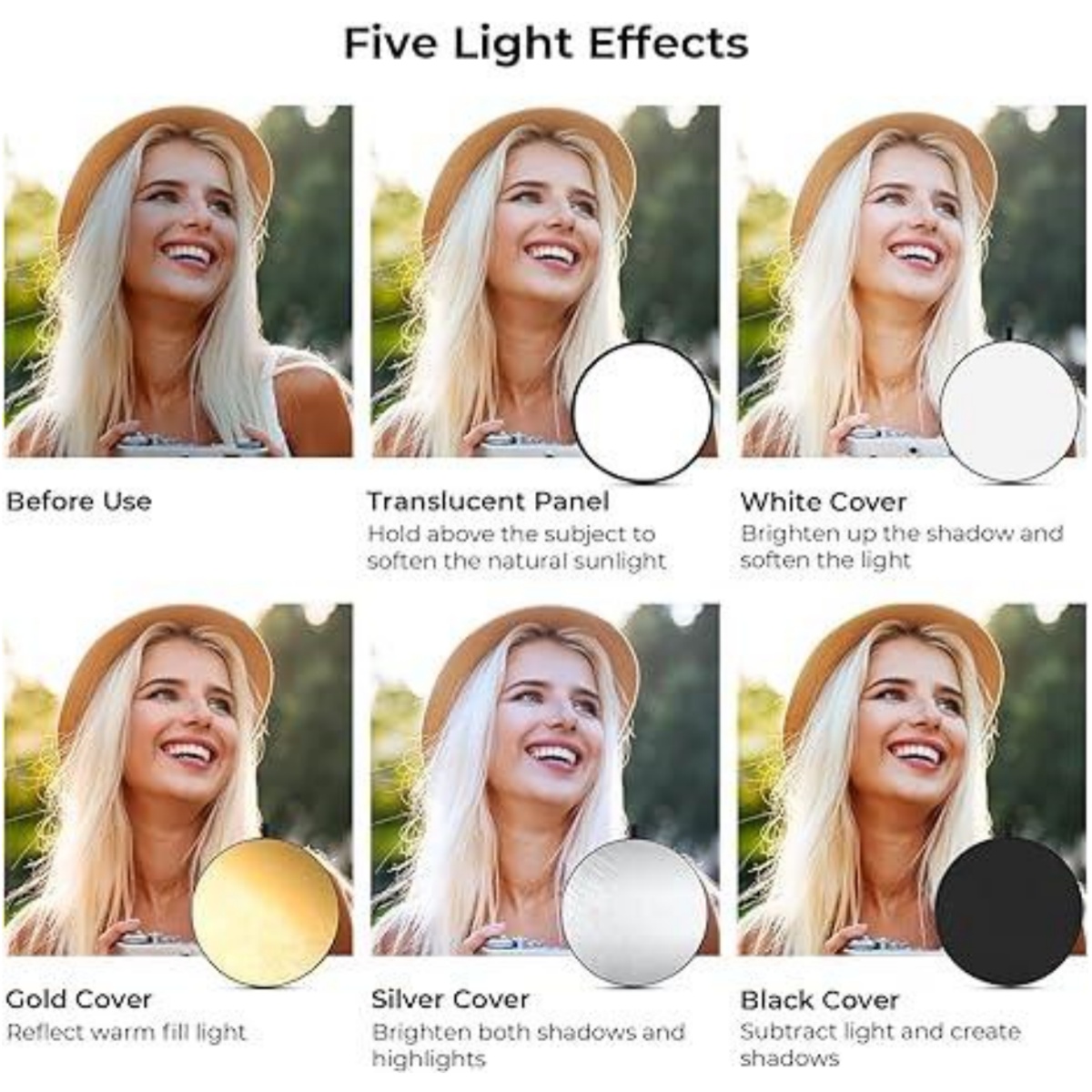 HUANYINGBJB przenośny reflekto – Photography Lighting Reflectors recenzja i cena
