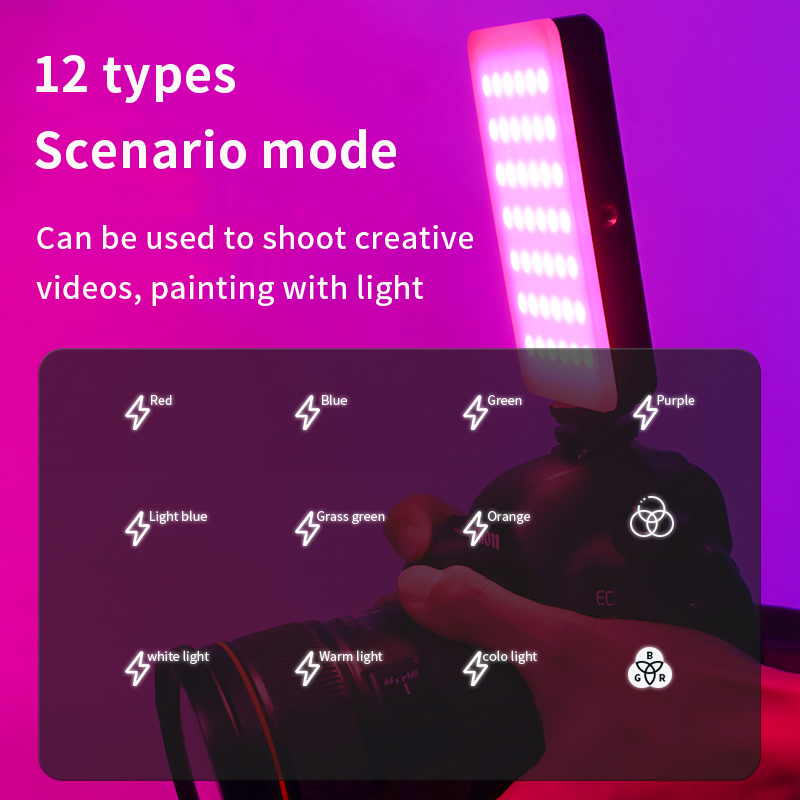 Lampa wideo RGB Przenośna kame – Video Light Panel Led recenzja i cena
