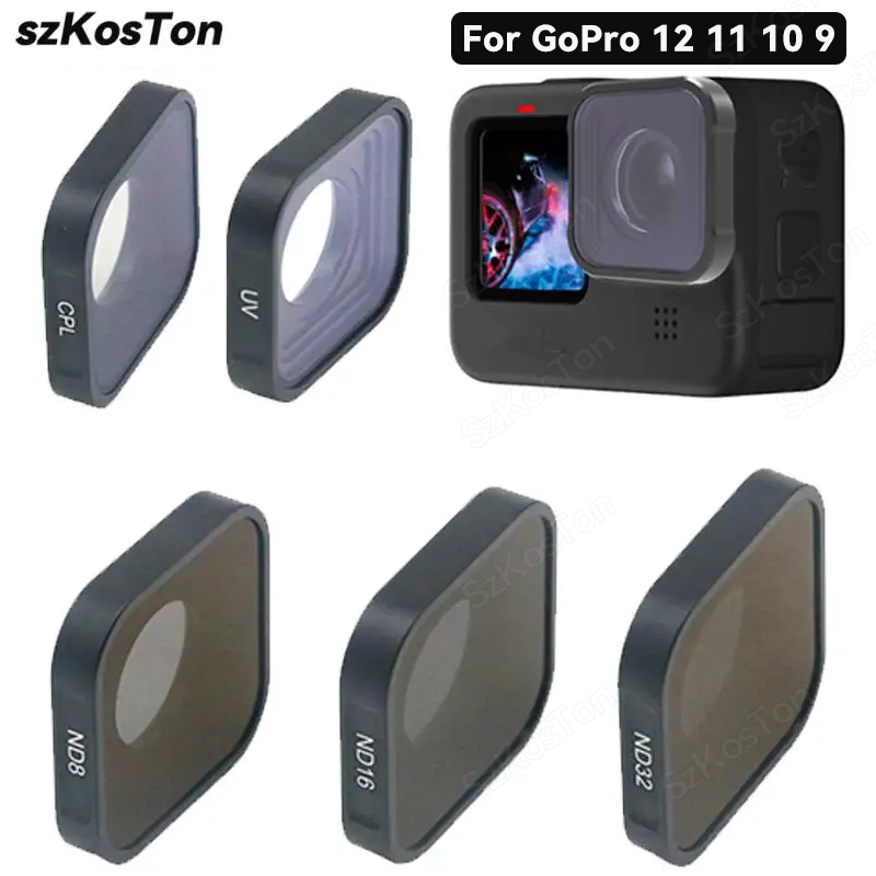 Filtr UV CPL ND8 ND16 ND32 do  – Gopro Action Camera Hero 13 Black recenzja i cena