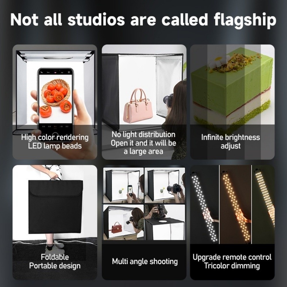 Mini softbox LED 45/65 cm z tł – Photography Lighting Background recenzja i cena