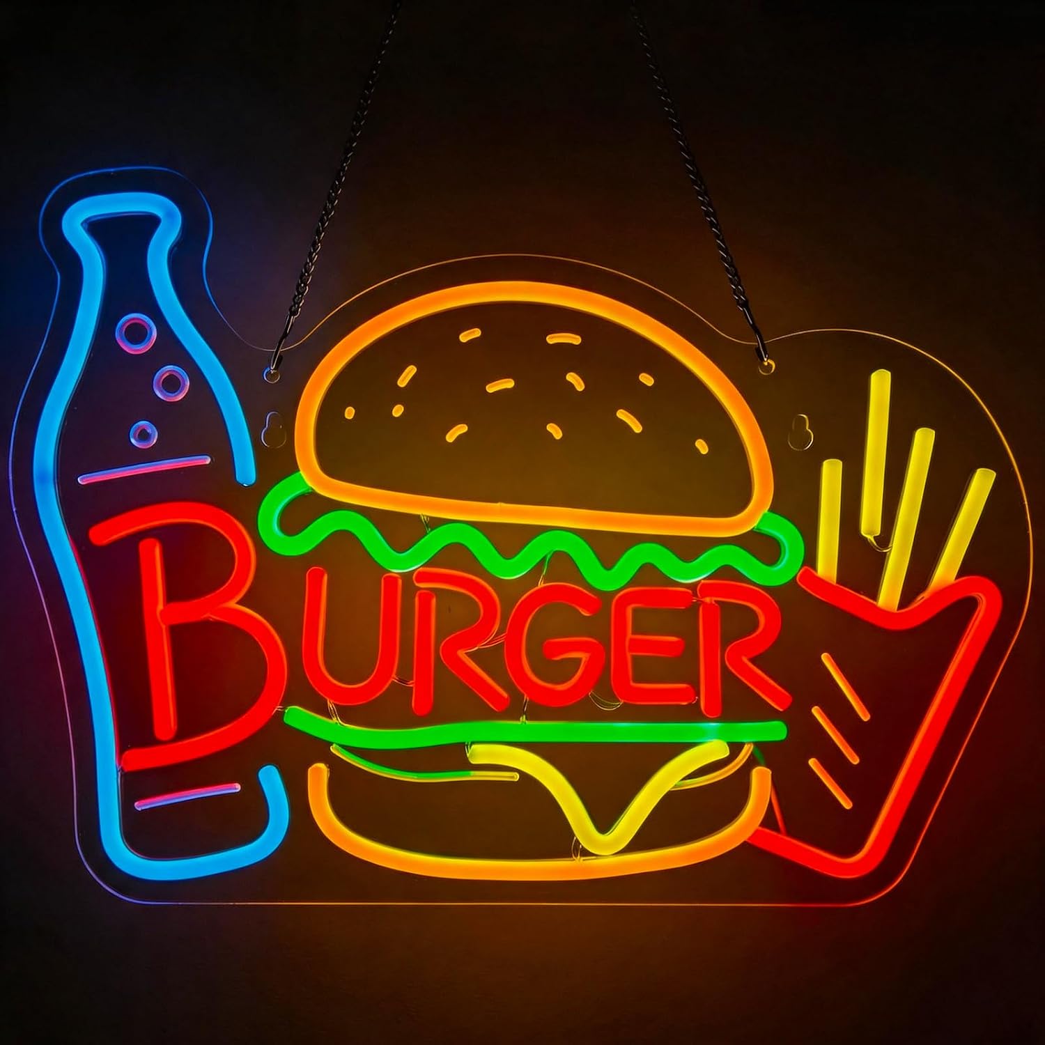 Neonowy Znak Burger – Dekoracy – Photography Lighting For Food recenzja i cena