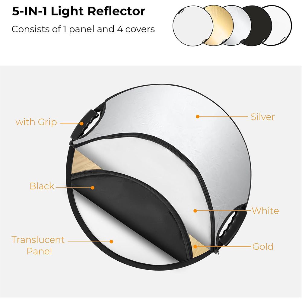 Reflektor fotograficzny MYOBO, – Photography Lighting Reflectors recenzja i cena