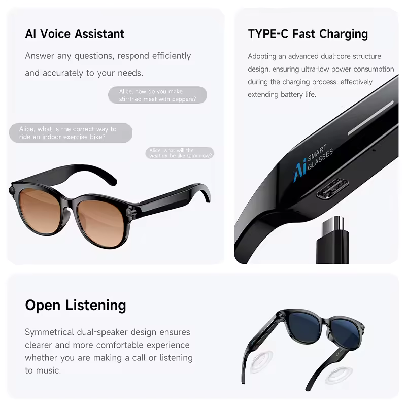 Inteligentne okulary M89-S AI  – Photography Lighting Diagram recenzja i cena