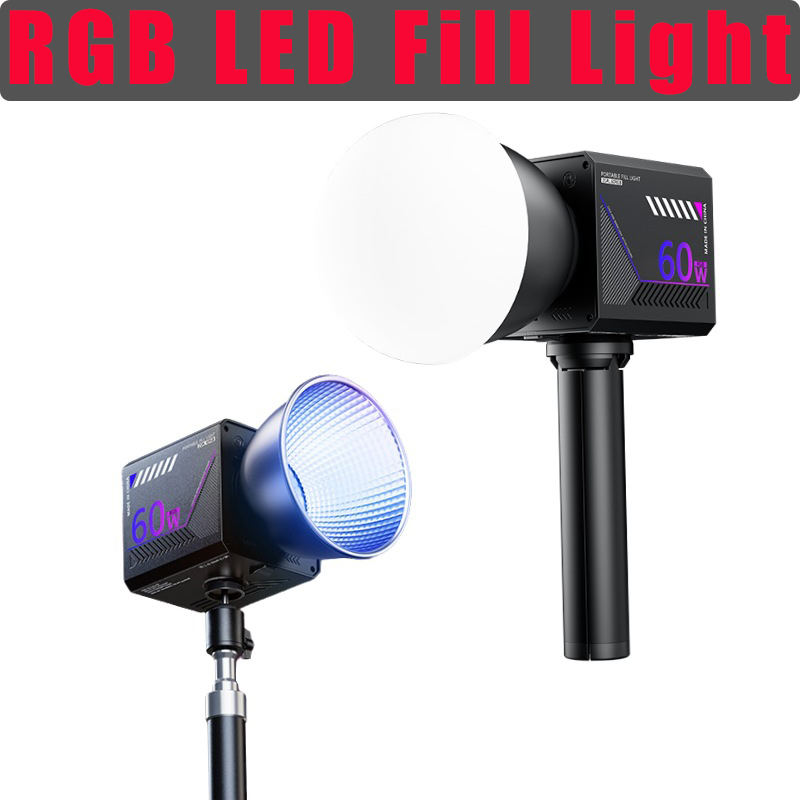Lampa wideo RGB 60W, przenośna – Photography Lighting Background recenzja i cena