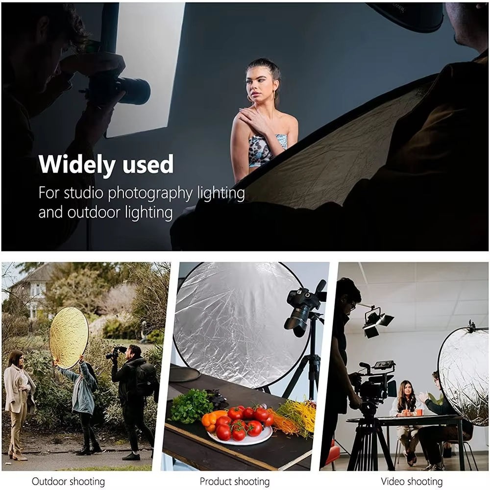 Przenośny, składany reflektor  – Photography Lighting Reflectors recenzja i cena