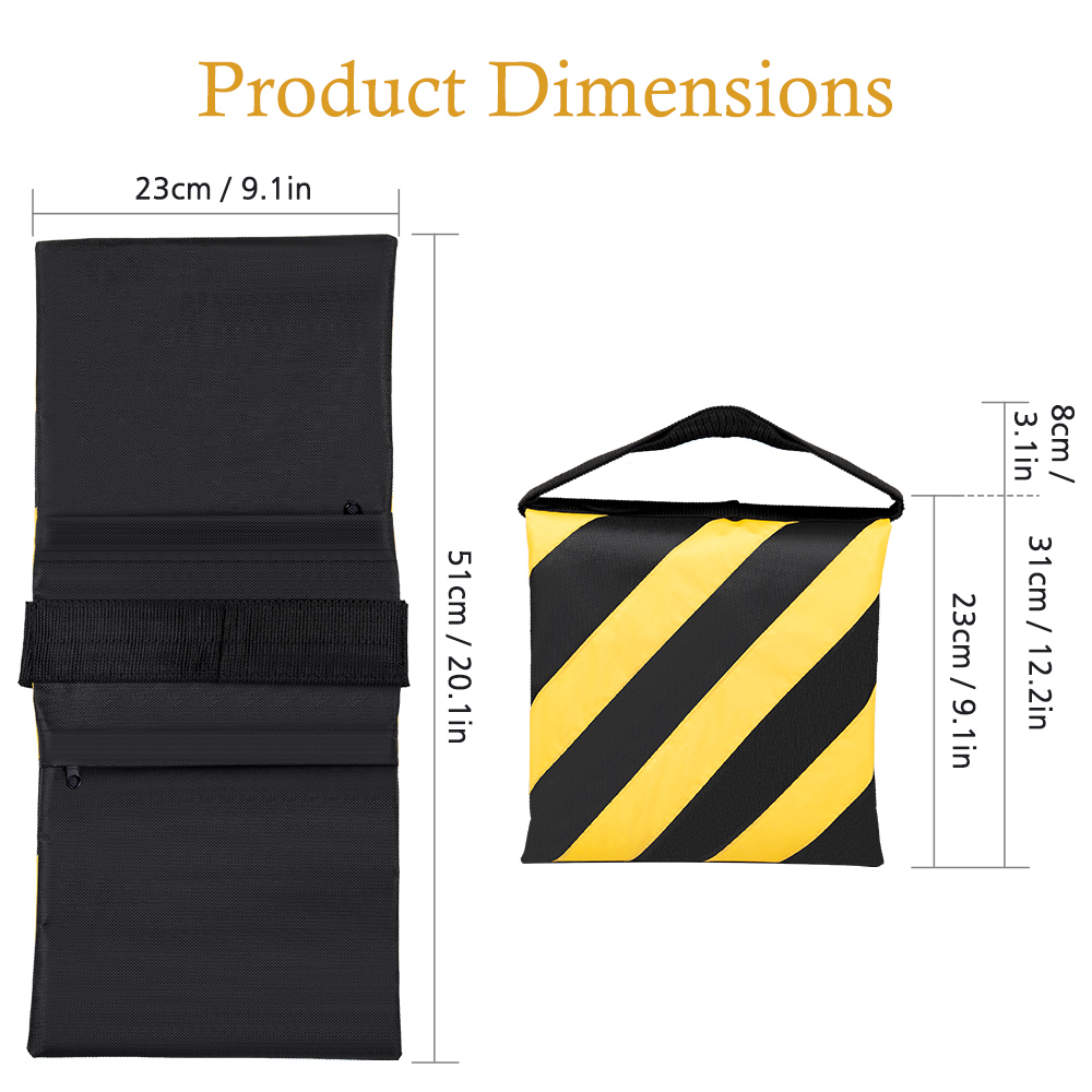 Worek z piaskiem SH z czarno-ż – Light Stand Sandbag recenzja i cena