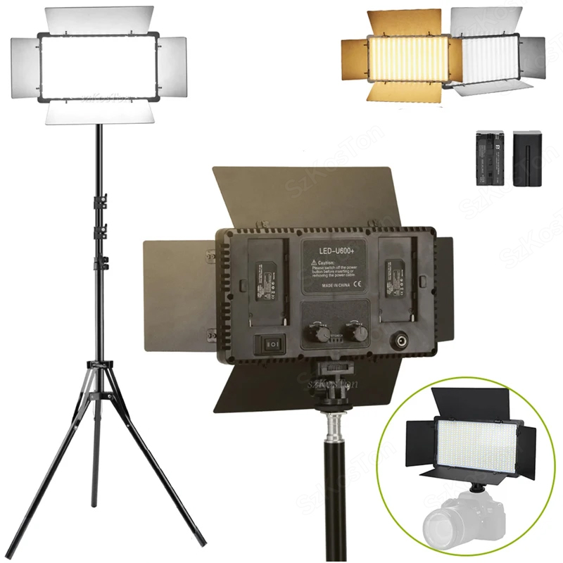 U800 U600 LED Photo Studio Vid – Video Light Panel Led recenzja i cena